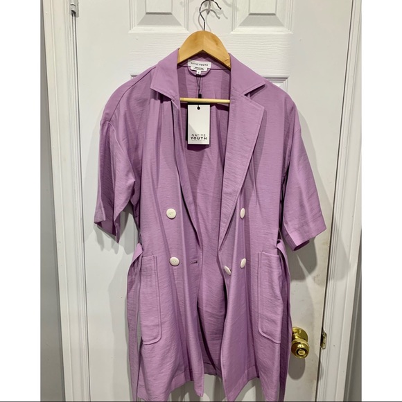 Valentina “Lilac” Blazer Dress by “Native Youth” - Picture 3 of 8
